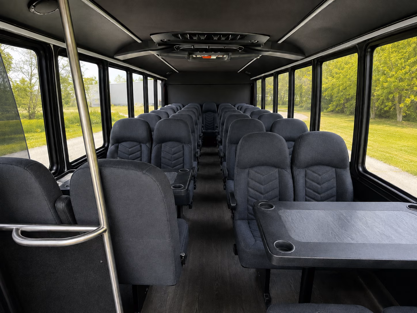 dover 15 passenger minibus inside