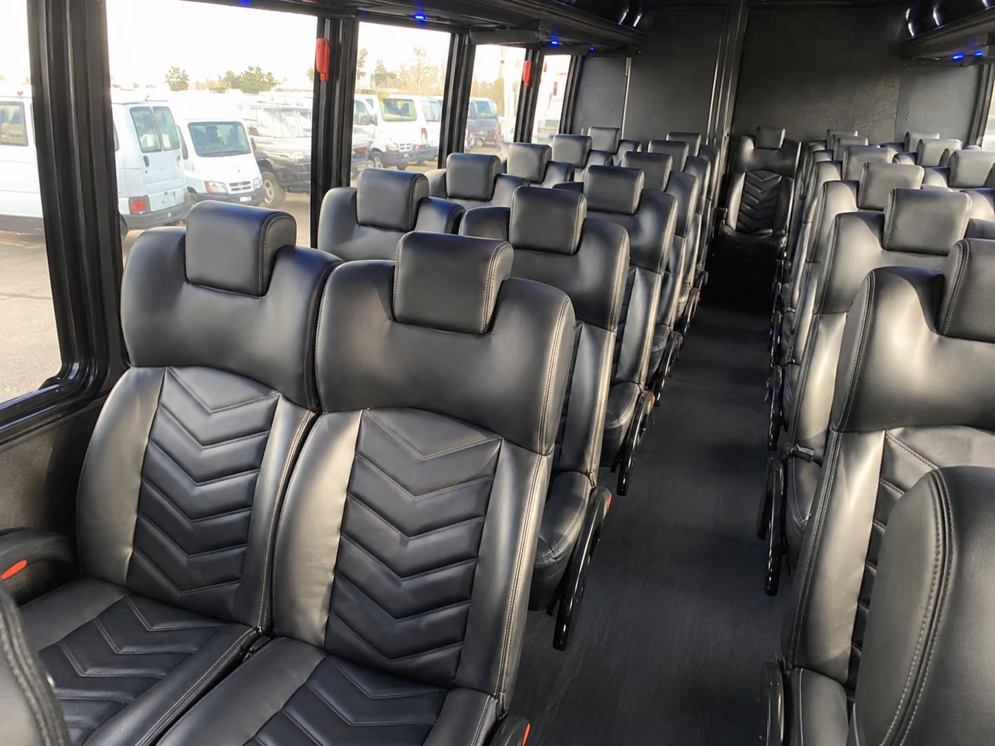 dover 15 passenger minibus interior