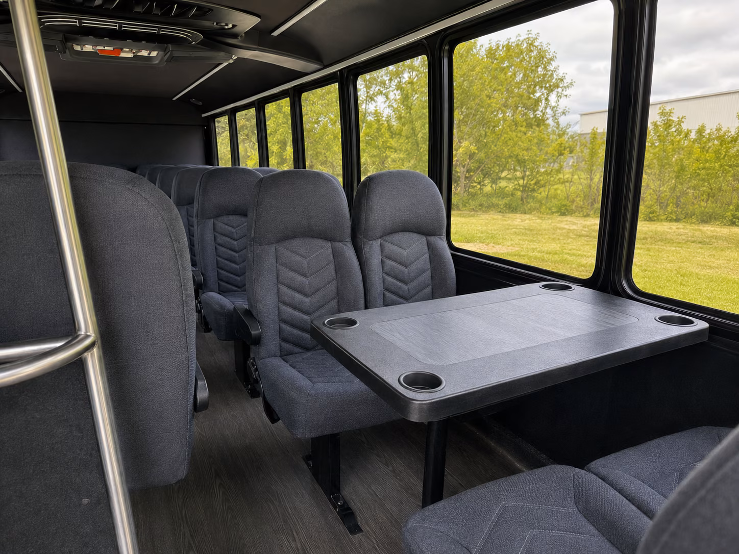 dover 20 passenger minibus inside