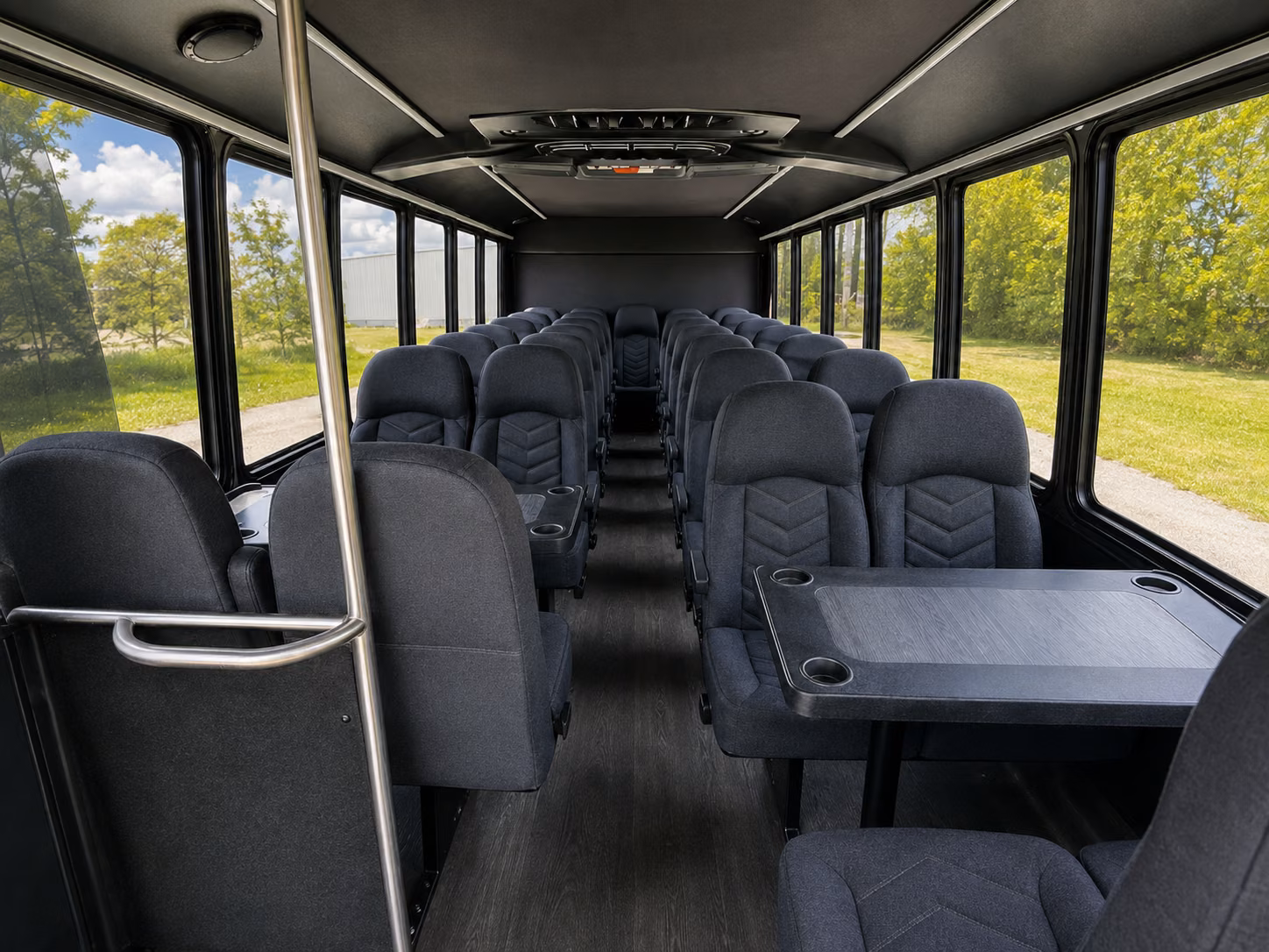 dover 20 passenger minibus interior