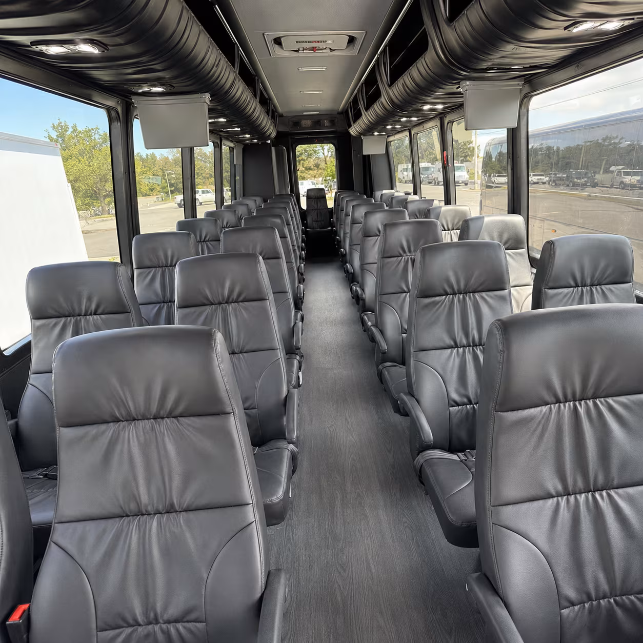 dover 30 passenger minibus interior