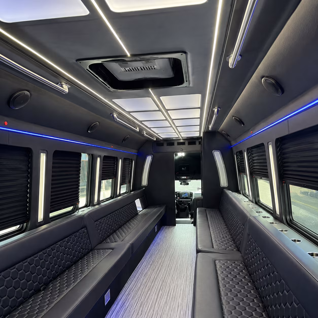 dover party bus inside