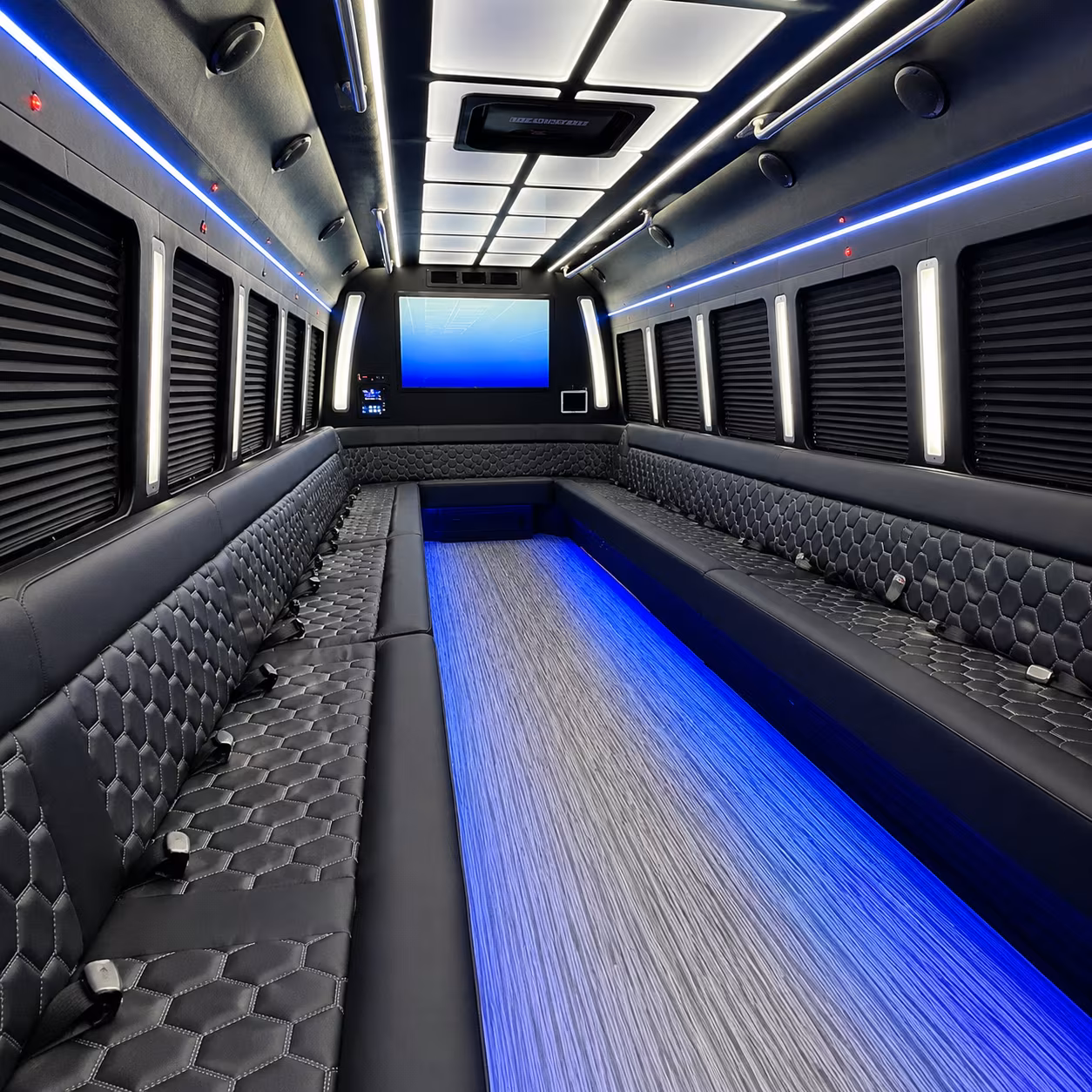dover party bus interior