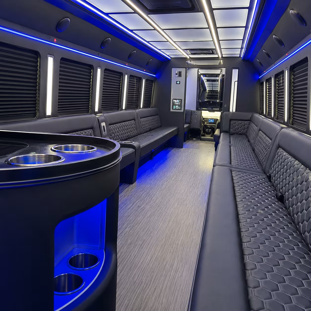 dover party bus rentals inside