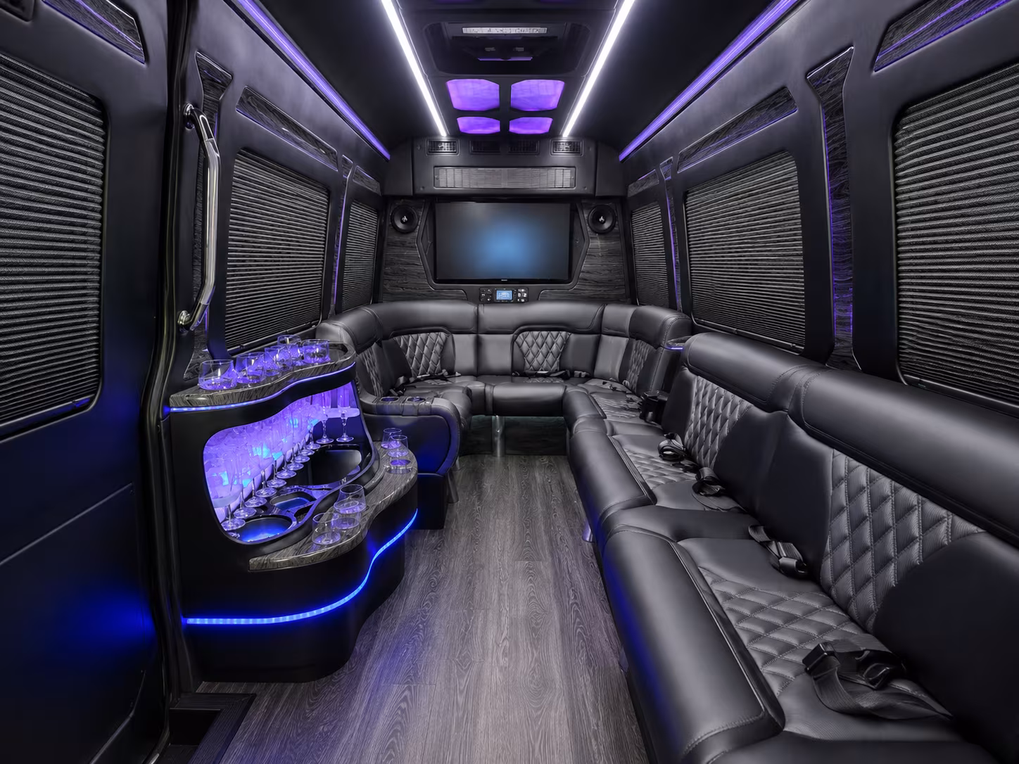 dover sprinter limousine inside