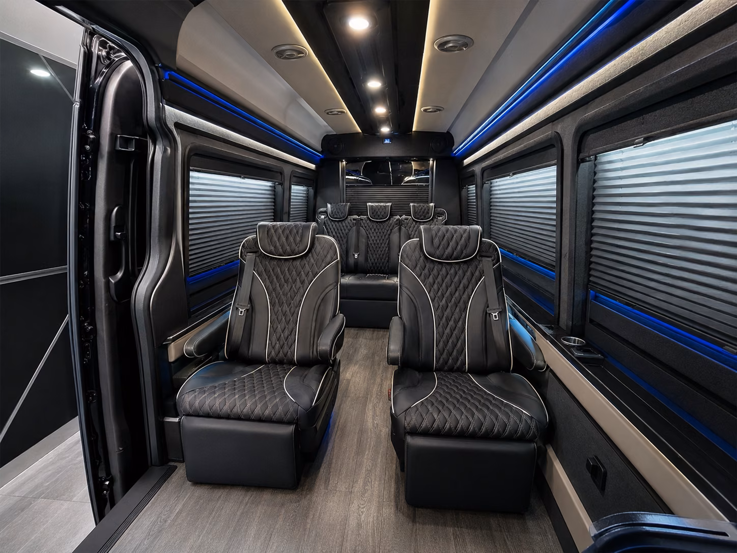 dover sprinter van with driver inside